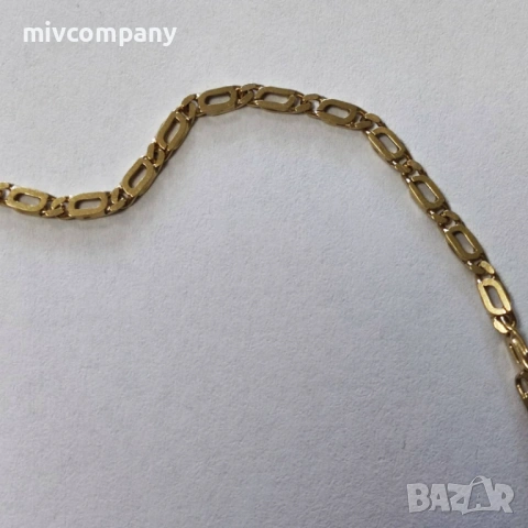 Златен синджир 6.86гр.48см., снимка 3 - Колиета, медальони, синджири - 53341219