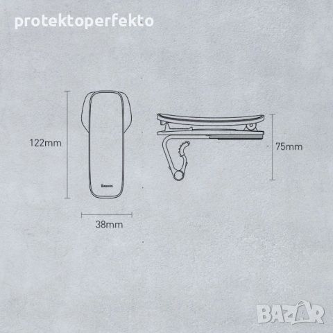 Стойка за телефона в колата на BASEUS - универсална поставка за кола, снимка 6 - Аксесоари и консумативи - 28442751