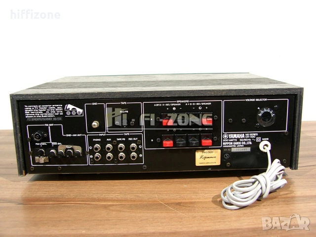 Ресивър  Yamaha cr-420 /1 , снимка 6 - Ресийвъри, усилватели, смесителни пултове - 54054147