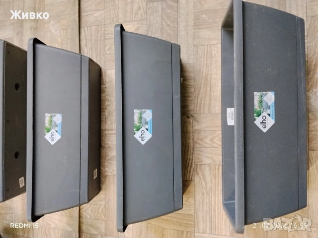 Продавам правоъгълни и цилиндрични саксии , снимка 5 - Саксии и кашпи - 53666104