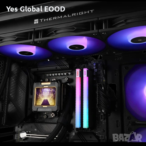 Thermalright FW 360 Black ARGB водно охлаждане 360 AIO, снимка 5 - Други - 53109539