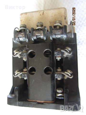 Трифазен контактор КВ-25, снимка 6 - Резервни части за машини - 52953546