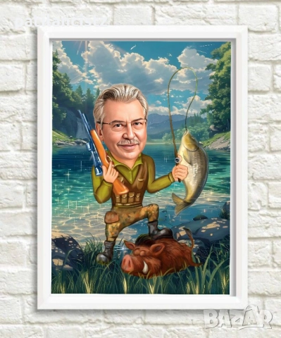 Карикатура (шарж) за рожден ден, имен ден, юбилей или друг повод, снимка 3 - Други услуги - 51600725