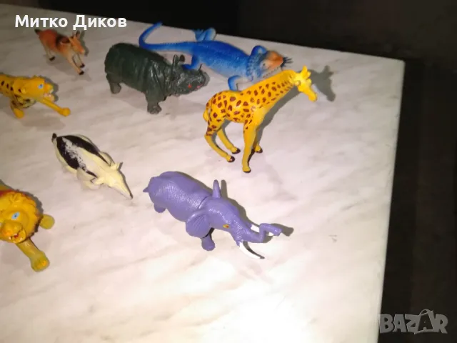 Сет животни пластмасови нови от джунглата 10броя, снимка 6 - Фигурки - 49625024