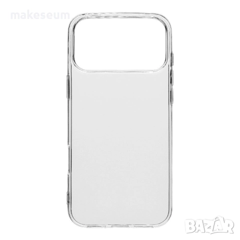 Силиконов (TPU) калъф за iPhone 17 Pro Max - OBALME Basic Clear TPU Case (прозрачен), снимка 2 - Калъфи, кейсове - 52160044