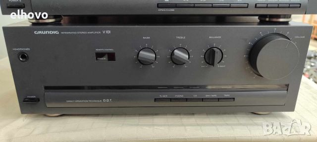 Стерео усилвател, cd player Grundig, V101, CD101, снимка 4 - Ресийвъри, усилватели, смесителни пултове - 46139564