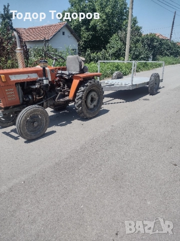 Платформа, ремарке за бали или кошери за малък китайски или японски трактор., снимка 2 - Ремаркета - 52177211