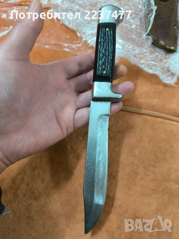 стар нож еделвайс -Петко Денев , снимка 4 - Ножове - 52213780