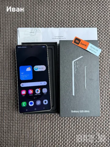 НОВ•ЛИЗИНГ 68лв/м Samsung s25 ultra Black 256 самсунг, снимка 4 - Samsung - 50285454