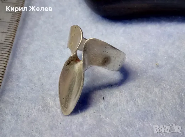ОРИГИНАЛЕН ХУДОЖЕСТВЕН ДИЗАЙН АРТ НУВО СТИЛ СРЕБЪРЕН ПРЪСТЕН СРЕБРО 925 РЪЧНА ИЗРАБОТКА 48580