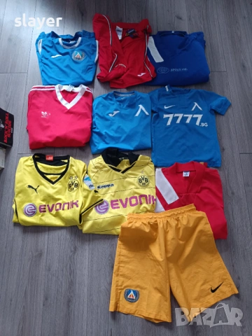 Лот футболни фланелки Левски,Borusia,България, снимка 2 - Футбол - 53305563