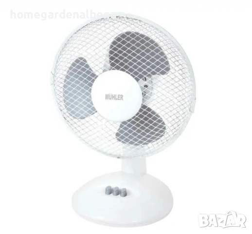 Настолен Вентилатор Muhler | 3 Степени | Функция Осцилация, снимка 2 - Вентилатори - 54209191
