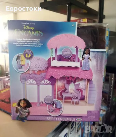 Игрален комплект Disney Encanto Isabela Garden Playset, включва мини кукла Изабела, снимка 8 - Кукли - 47068421