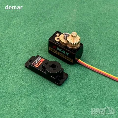 HAWK'S WORK Micro Servo 9g,комплект мотор с метална предавка за ръка на робот,(Emax ES08MA II),2 бр, снимка 5 - Друга електроника - 49114560