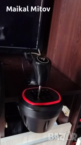 Trustmaster t300 ferari alcantara Ed+shifter TH8S , снимка 4 - Други игри и конзоли - 52721459