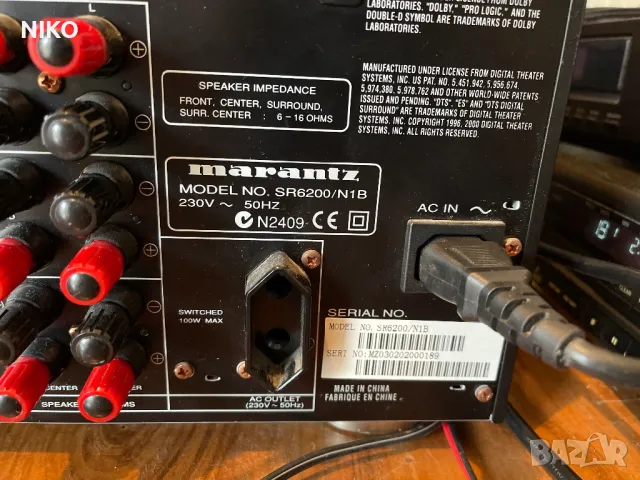 MARAHTZ  SR6200, снимка 8 - Ресийвъри, усилватели, смесителни пултове - 50054979