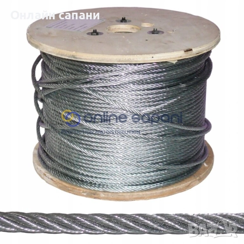 Стоманени въжета общо премназачение и конопена сърцевина 6X19M, снимка 3 - Други машини и части - 25688499