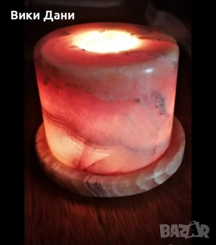 лечебни Лампи от стругован минерал жълт и червен яспис, снимка 12 - Декорация за дома - 31936877