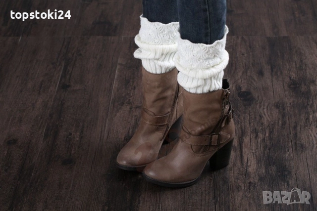 Плетени дамски чорапи, гети, снимка 14 - Други - 52641384