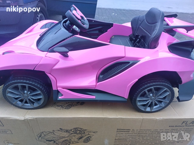 DC Акумулаторна кола 4x4 FLASH розов, снимка 6 - Други - 53849282