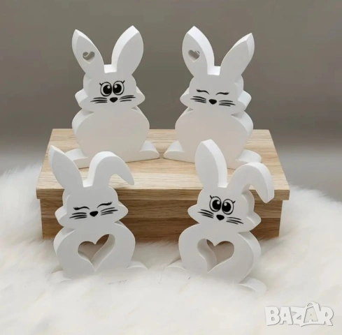 Комплект 2 молда зайци , снимка 2 - Форми - 53765939