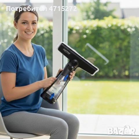 Прахосмукачка за прозорци OSSTOOLS 3 в 1 – Безжично почистване без капки и мокри следи, снимка 3 - Други стоки за дома - 53244468