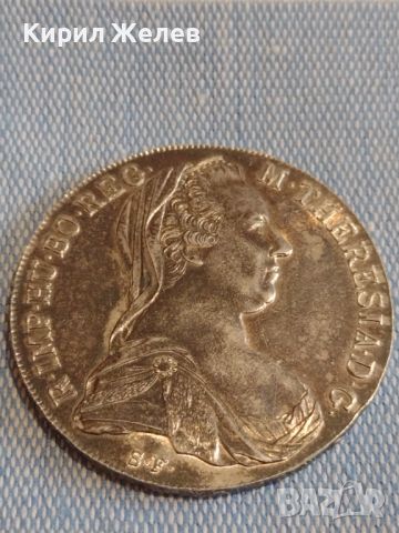Монета 1 талер 1780г. Ранен Рестрайк Мария Терезия за КОЛЕКЦИОНЕРИ 44407