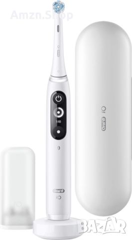 Oral-B iO 7n - Електрическа четка за зъби - Бяла IOM7.1A1.1BD, снимка 6 - Други - 46791503