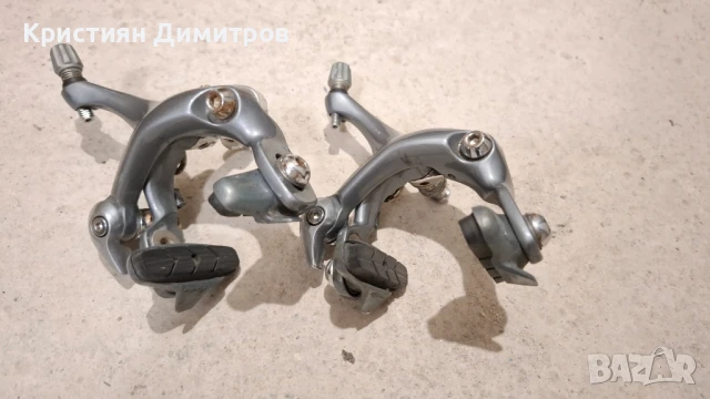 Shimano 600 Tricolor - ретро шосейни спирачки ( челюсти ) и шифтъри, снимка 3 - Части за велосипеди - 50482487