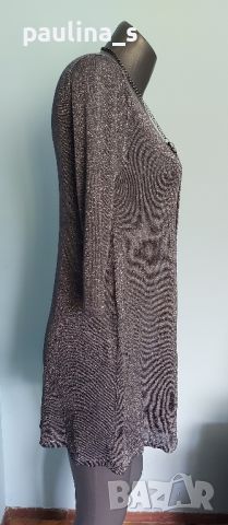 Сребриста рокля тип туника "Esmara" / голям размер , снимка 4 - Рокли - 45075260