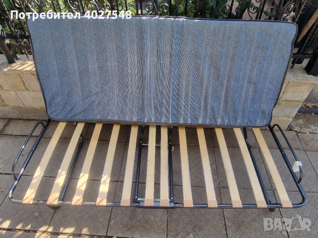Сгъваемо походно легло с матрак, снимка 4 - Къмпинг мебели - 51587973