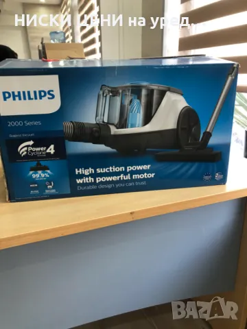 ПРАХОСМУКАЧКА БЕЗ ФИЛТЪР PHILIPS, 2000 SERIES, 850W, снимка 4 - Прахосмукачки - 48770329