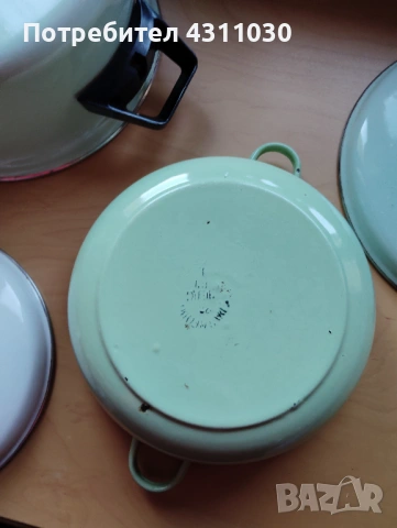 Нови емайлирани купи от 80-те години, снимка 16 - Съдове за готвене - 54203424