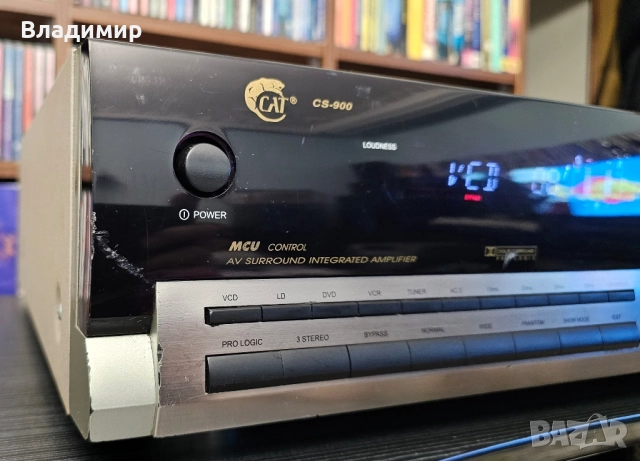Cat CS-900 Dolby Pro Logic 5.1, снимка 3 - Ресийвъри, усилватели, смесителни пултове - 51991564