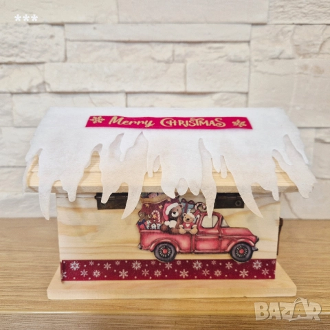 Коледна декорация къщичка, снимка 2 - Декорация за дома - 52478621