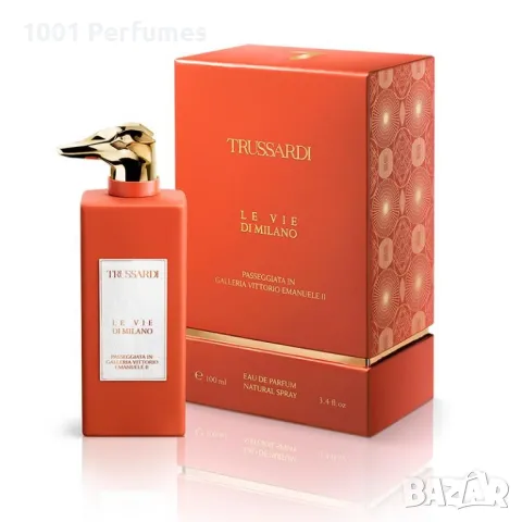 Унисекс парфюм Trussardi LE VIE DI MILANO EDP 100ml, снимка 1 - Унисекс парфюми - 47777978