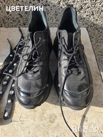 Дамски обувки EVA MINGE – Размер 37, снимка 3 - Маратонки - 53718886