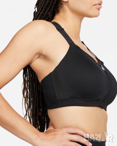 nike alpha high-support padded zip-front bra, снимка 14 - Корсети, бюстиета, топове - 45699736