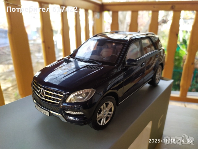 1:18 Метален модел на Mercedes M Klasse ML 2011 Minichamps