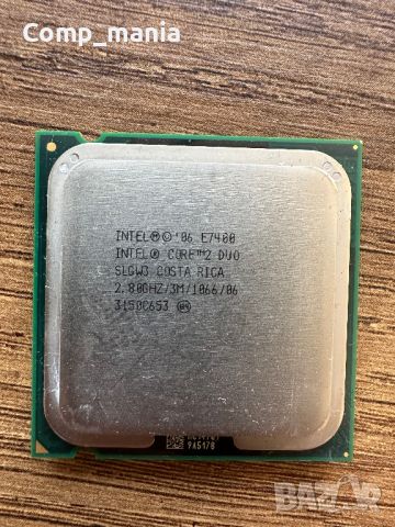 Процесор Intel Core 2 Duo E7400 2.8GHz LGA775, снимка 1 - Процесори - 45640611