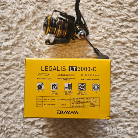 Daiwa Legalis LT3000-C нова, снимка 2 - Макари - 48267112