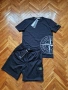 Страхотен мъжки екип къси панталони и тениска STONE ISLAND размер S M L XL 2XL , снимка 2