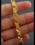 Нежна гривна от 9к попълнено злато 15 лв., снимка 2