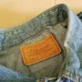 Rare Vintage 70/80's Levi Strauss & Co 70505-0217 All Cotton Denim Shirt, снимка 3