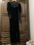 офицялна рокля размер S черно еластично кадифе, снимка 1 - Рокли - 46012076