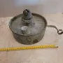 много голяма медна газена лампа, снимка 1