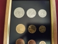 СЕТ ДЕВЕТ МОНЕТИ ОТ ЮЖНА АФРИКА  ⭐ В ДЪРВЕНА РАМКА ⭐, снимка 5