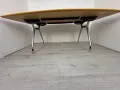 König & Neurath Summa конферентна маса, клен, 200 x 120 см – лодкова форма , снимка 6