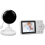 Бебефон, Бебешки видеомонитор, 2,8 инча, разпознаване на звук, снимка 1