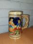 Винтидж Керамични халби за бира 
в немски стил , снимка 1 - Антикварни и старинни предмети - 45888061